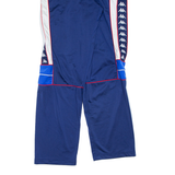 KAPPA Womens Track Pants Blue Tapered XL W28 L33