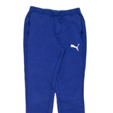 PUMA Mens Joggers Blue Tapered S W28 L28