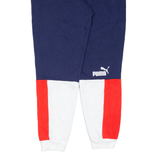 PUMA Womens Joggers Blue Tapered L W33 L30