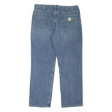 CARHARTT Workwear Mens Jeans Blue Relaxed Straight W38 L32