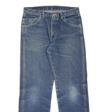 WRANGLER Mens Jeans Blue Regular Straight Stone Wash W31 L30