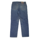 WRANGLER Mens Jeans Blue Regular Straight Stone Wash W31 L30