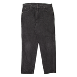WRANGLER Mens Jeans Black Regular Tapered W38 L32