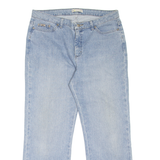 LEE Womens Jeans Blue Regular Straight Stone Wash W34 L28