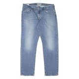 LEVI'S Middy BIG E Womens Jeans Blue Regular Straight Stone Wash W32 L31