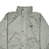PETER STORM Mens Rain Jacket Green Nylon Hooded L