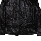 Womens Biker Jacket Black Leather S