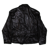 Womens Biker Jacket Black Leather S