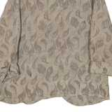 Womens Jacket Beige Floral M