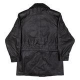 WILSONS Womens Coat Black Leather S