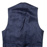 Mens Blazer Waistcoat Blue S