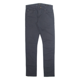 GUESS Mens Trousers Grey Regular Skinny W32 L34