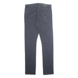 GUESS Mens Trousers Grey Regular Skinny W32 L34