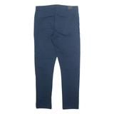 BENCH Mens Trousers Blue Regular Tapered W34 L31