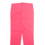 TOMMY HILFIGER Chino Womens Trousers Pink Regular Tapered W30 L30