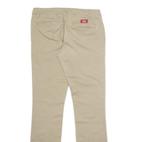 DICKIES Chino Womens Trousers Beige Regular Straight W28 L31