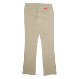 DICKIES Chino Womens Trousers Beige Regular Straight W28 L31
