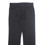 LEVI'S Womens Trousers Black Regular Straight W34 L29