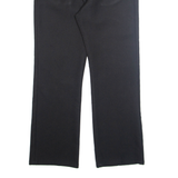 LEVI'S Womens Trousers Black Regular Straight W34 L29