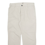 CARHARTT WIP Chino Mens Trousers Cream Regular Straight W31 L27
