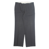 HAGMAN Chino Mens Trousers Grey Regular Straight W32 L30