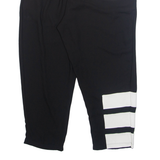 ADIDAS Womens Trousers Black Regular Straight W28 L23