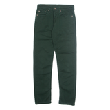 LEVI'S 502 Mens Trousers Green Regular Straight W28 L32