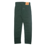 LEVI'S 502 Mens Trousers Green Regular Straight W28 L32