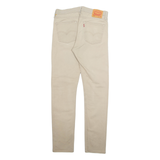 LEVI'S 510 Mens Trousers Beige Regular Straight W32 L34