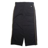 DICKIES Chino Mens Trousers Black Regular Wide-Leg W32 L28