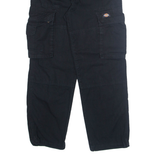 DICKIES Outdoor Cargo Mens Trousers Black Regular Tapered W22 L27
