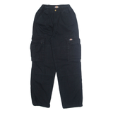 DICKIES Outdoor Cargo Mens Trousers Black Regular Tapered W22 L27