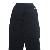 DICKIES Outdoor Cargo Mens Trousers Black Regular Tapered W22 L27
