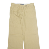 GANT Workwear Womens Trousers Beige Relaxed Straight W32 L33