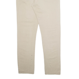KANGOL Chino Mens Trousers Cream Regular Tapered W32 L34