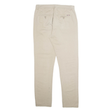 KANGOL Chino Mens Trousers Cream Regular Tapered W32 L34