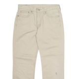 LEVI'S 514 Mens Trousers Cream Regular Straight W32 L30
