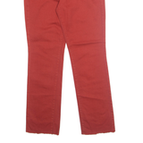 LEVI'S 505 Mens Trousers Red Regular Straight W32 L31