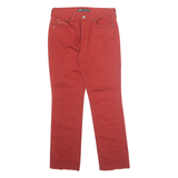 LEVI'S 505 Mens Trousers Red Regular Straight W32 L31