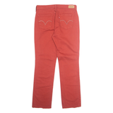 LEVI'S 505 Mens Trousers Red Regular Straight W32 L31