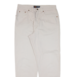 ROUTE 66 Mens Trousers Beige Relaxed Straight W32 L30