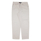 ROUTE 66 Mens Trousers Beige Relaxed Straight W32 L30