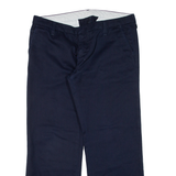 CARHARTT Womens Trousers Blue Relaxed Straight W35 L27