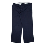 CARHARTT Womens Trousers Blue Relaxed Straight W35 L27