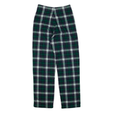 JOHN GALT Check Womens Trousers Green Regular Straight W26 L27