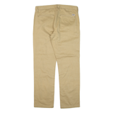 TIMBERLAND Mens Trousers Beige Regular Straight W32 L29
