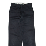 DICKIES 874 Workwear Mens Trousers Black Regular Straight W28 L30
