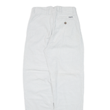 IBER Womens Corduroy Trousers Grey Relaxed Tapered W26 L29