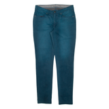 LEVI'S Mid Rise Womens Trousers Blue Slim Skinny W30 L32