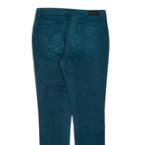 LEVI'S Mid Rise Womens Trousers Blue Slim Skinny W30 L32